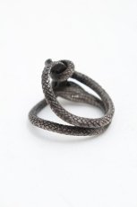 画像2: BLACK BOOTS / SNAKE LINK リング 8 シルバー S-25-09-12-020-PU-AC-AS-ZS (2)