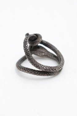 画像2: BLACK BOOTS / SNAKE LINK リング 8 シルバー S-25-09-12-020-PU-AC-AS-ZS