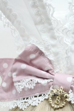 画像2: BABY,THE STARS SHINE BRIGHT / Milky Dot うさみみカチューシャ  白ｘピンク S-25-09-12-021-BA-AC-AS-ZS