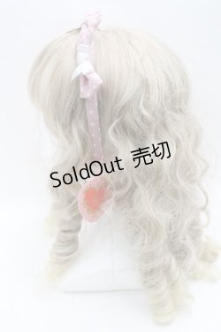 画像2: BABY,THE STARS SHINE BRIGHT / Dotツイルの3つ3つリボンカチューシャ  ピンク S-25-09-12-022-BA-AC-AS-ZS