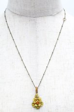 画像1: Michal Negrin / クリスタルフラワーズネックレス   S-25-09-12-029-LO-AC-AS-ZS (1)
