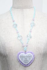 Angelic Pretty / MELODY TOYSハートネックレス（2020年）  ラベンダー S-25-09-12-032-AP-AC-AS-ZS