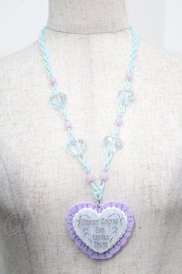 Angelic Pretty / MELODY TOYSハートネックレス（2020年）  ラベンダー S-25-09-12-032-AP-AC-AS-ZS