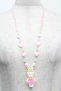 Angelic Pretty / Fancyリリカルバニーネックレス  白 S-25-09-12-034-AP-AC-AS-ZS