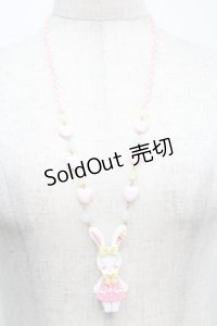 Angelic Pretty / Fancyリリカルバニーネックレス  白 S-25-09-12-034-AP-AC-AS-ZS