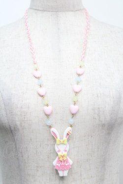 画像1: Angelic Pretty / Fancyリリカルバニーネックレス  白 S-25-09-12-034-AP-AC-AS-ZS