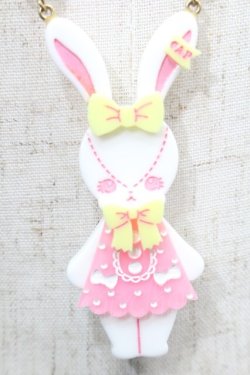 画像2: Angelic Pretty / Fancyリリカルバニーネックレス  白 S-25-09-12-034-AP-AC-AS-ZS