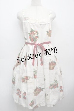 画像1: Leur Getter / Strawberry ’17キャミワンピース  オフ S-25-09-13-041-LU-OP-HR-ZS