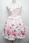 Bon24Hiz / いちごパフェワンピース  ピンク S-25-09-13-042-LO-OP-HR-ZS