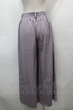画像2: NieR Clothing / 刺繍入りワイドパンツ  グレー S-25-09-13-054-PU-PA-HR-ZS