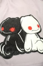 画像3: NieR CLOTHING / 刺繍入りワイドパンツ  グレー S-25-09-13-054-PU-PA-HR-ZS (3)