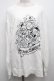 画像1: NieR Clothing / プリントスウェットトップス  白 S-25-09-13-007-PU-TO-HR-ZS (1)