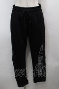 KRY CLOTHING / ハーネス付きスウェットパンツ  黒 S-25-09-13-057-EL-PA-HR-ZS