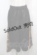 NieR Clothing / サイドzipパンツ  黒ｘイエロー S-25-09-13-058-PU-PA-HR-ZS