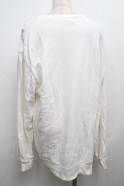 画像2: NieR Clothing / プリントスウェットトップス  白 S-25-09-13-007-PU-TO-HR-ZS
