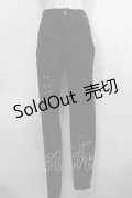 NieR Clothing / スキニーパンツ  黒 S-25-09-13-059-PU-PA-HR-ZS