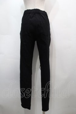 画像2: NieR Clothing / スキニーパンツ  黒 S-25-09-13-059-PU-PA-HR-ZS