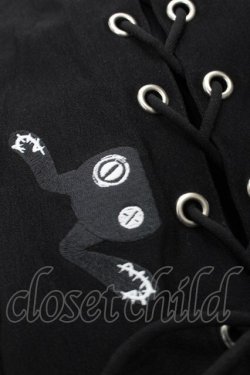 画像3: NieR Clothing / スキニーパンツ  黒 S-25-09-13-059-PU-PA-HR-ZS