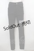 NieR Clothing / スキニーパンツ  黒 S-25-09-13-060-PU-PA-HR-ZS