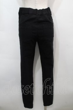 画像2: NieR Clothing / スキニーパンツ  黒 S-25-09-13-060-PU-PA-HR-ZS