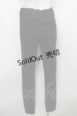 画像2: NieR Clothing / スキニーパンツ  黒 S-25-09-13-060-PU-PA-HR-ZS
