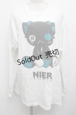 画像1: NieR Clothing / プリントロンT  白 S-25-09-13-009-PU-TO-HR-ZS