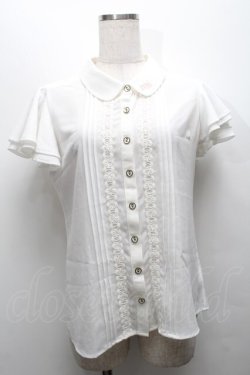画像1: Ank Rouge / キャンディ刺繍ブラウス  白 S-25-09-13-002-CA-BL-HR-ZS
