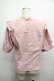 画像2: NieR Clothing / ボウタイ付シフォントップス  ピンク S-25-09-13-014-PU-BL-HR-ZS (2)