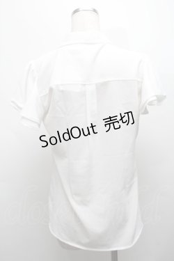 画像2: Ank Rouge / キャンディ刺繍ブラウス  白 S-25-09-13-002-CA-BL-HR-ZS