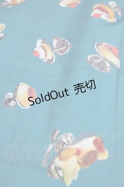 画像3: axes femme / レトロプリンPT半袖シャツ  グリーン S-25-09-13-019-AX-BL-HR-ZS