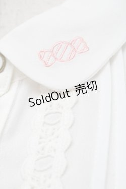 画像3: Ank Rouge / キャンディ刺繍ブラウス  白 S-25-09-13-002-CA-BL-HR-ZS