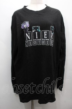 画像1: NieR Clothing / プリントロンT  黒 S-25-09-13-024-PU-TO-HR-ZS