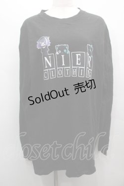 画像1: NieR Clothing / プリントロンT  黒 S-25-09-13-024-PU-TO-HR-ZI