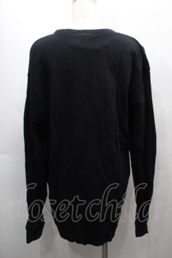 画像2: NieR Clothing / プリントスウェットトップス  黒 S-25-09-13-025-PU-TO-HR-ZS