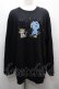 画像1: NieR Clothing / プリントスウェットトップス  黒 S-25-09-13-026-PU-TO-HR-ZS (1)