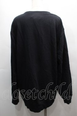 画像2: NieR Clothing / プリントスウェットトップス  黒 S-25-09-13-026-PU-TO-HR-ZS
