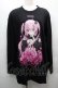画像1: QOOZA / QOOZA × kanju TEE  黒ｘピンク S-25-09-13-028-GO-TO-HR-ZS (1)
