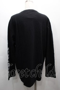 画像2: QOOZA / QOOZA × kanju TEE  黒ｘピンク S-25-09-13-028-GO-TO-HR-ZS