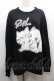 画像1: NieR Clothing / プリントスウェットトップス  黒 S-25-09-13-029-PU-TO-HR-ZS (1)