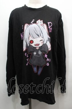 画像1: NieR Clothing / プリントロンT  黒 S-25-09-13-030-PU-TO-HR-ZS