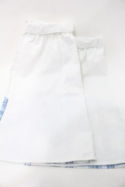 画像3: FLC / ぬたコラボベルト付きチェックスカート  サックス S-25-09-15-047-LO-SK-AS-ZS