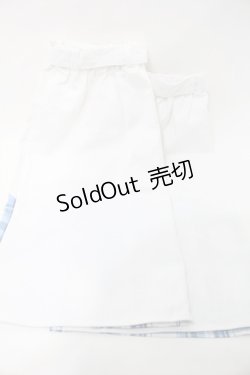 画像3: FLC / ぬたコラボベルト付きチェックスカート  サックス S-25-09-15-047-LO-SK-AS-ZS