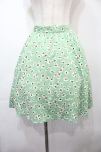 Fi.n.t / デイジースカート  グリーン S-25-09-15-049-CA-SK-AS-ZT052