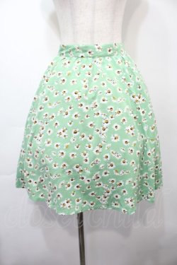 画像1: Fi.n.t / デイジースカート  グリーン S-25-09-15-049-CA-SK-AS-ZS