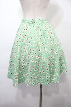 画像2: Fi.n.t / デイジースカート  グリーン S-25-09-15-049-CA-SK-AS-ZS