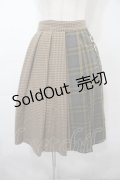 Fi.n.t / チェック切替スカート  ブラウン S-25-09-15-055-CA-SK-AS-ZS
