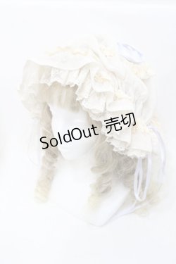 画像1: Hoshibako Works / リボンミルフィーユナイトキャップ  キナリxパープル S-25-09-15-006-LO-AC-HR-ZS