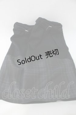 画像3: FLC / ぬたコラボベルト付きチェックスカート  グレー S-25-09-15-058-LO-SK-AS-ZS