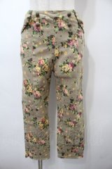 an another angelus / 花柄パンツ  ベージュ S-25-09-15-060-CA-PA-AS-ZT365