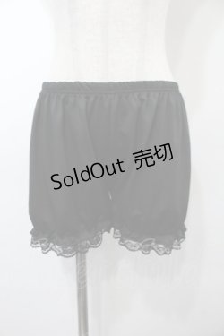 画像1: m petit by misako / ペチパンツ  黒 S-25-09-15-063-LO-PA-HR-ZS